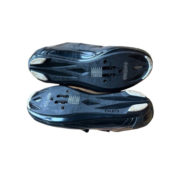 Giro‎ Mens Treble II Road Bike Shoes Three Wide Straps Cycling Black Size 8.75 - Picture 3 of 5